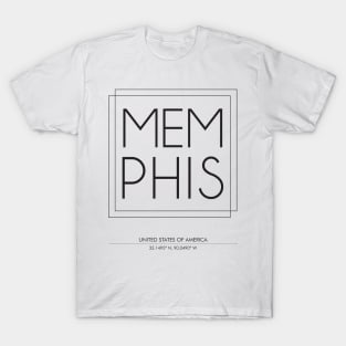 Memphis City typography 2 T-Shirt